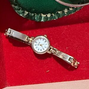 VINTAGE Rumours Gold Tone Roman Numeral Watch